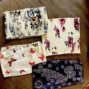 Shein Tube Top Bundle-4 shirts